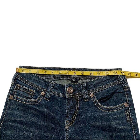 Silver Jeans Aiko Jeans Bootcut Blue Women’s Jeans W28/L33 (Measured W28/L32) - Picture 9 of 11